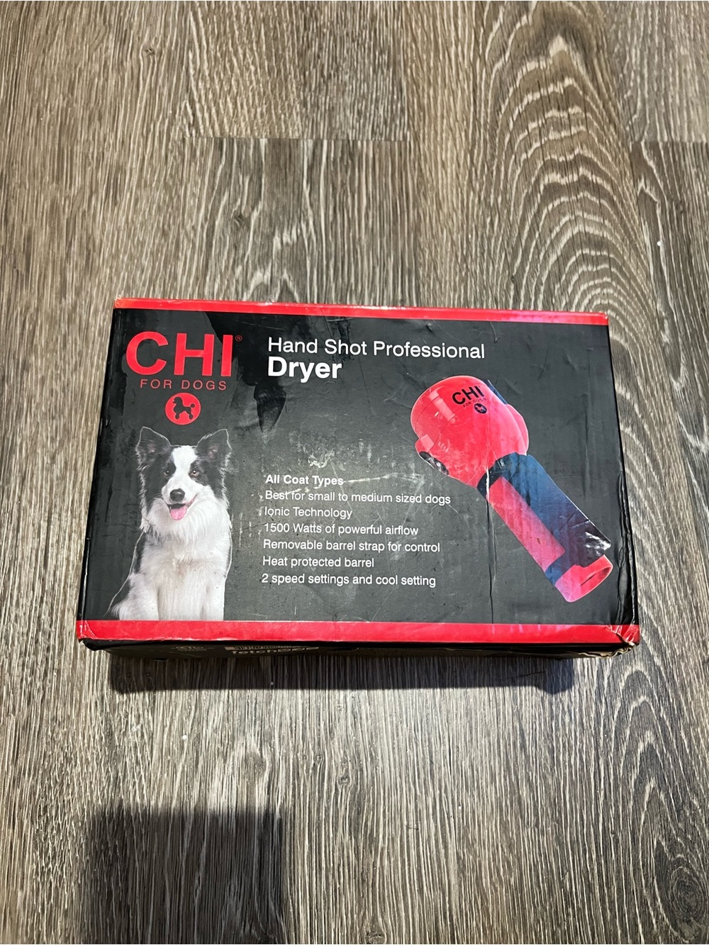 CHI for Dogs Hand Shot Professional Dryer - Red